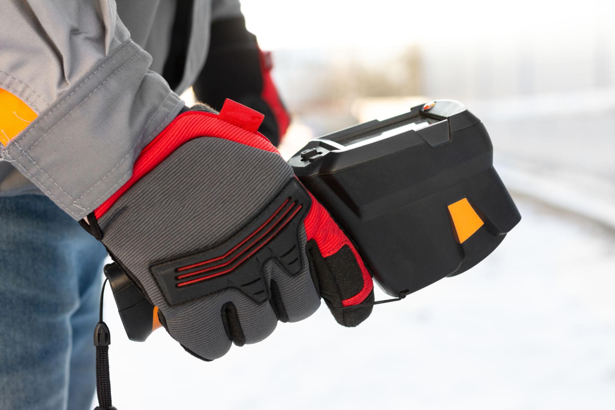 Professional Electrician Work Gloves with Tool Holder
